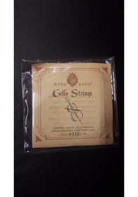 Resim Kıng Lıon 113 Model Ful Set Çello Tel Takımı-Komple Tel Seti 