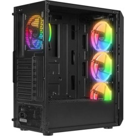 Resim Everest 600W X-Racer Gaming Mid-Tower Pc Kasası 4x-Fanlı 
