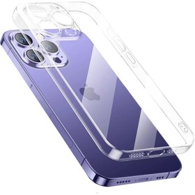 Resim ceptecom Apple Iphone 14 Pro Max Şeffaf Kamera Korumalı Vayt Kapak 