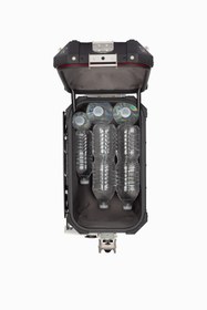 Resim Ridekit Aksesuarlı Alüminyum Motosiklet Yan Çanta Seti (Sidecase) – 40 LT + 40 LT 