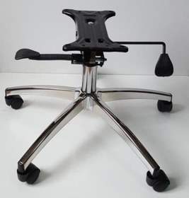 Resim Kamusalmarket Makam Koltuğu Krom Yıldız Ayağı Çift Kollu Mekanizma 100 Lük Kro 