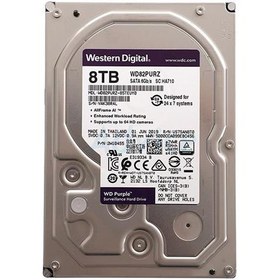 Resim WD 8TB Purple 3.57200Rpm 256Mb Sata 3 7-24 WD82PURZ Harddisk 