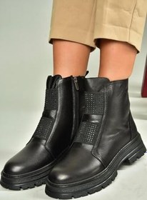 Resim fox SHOES V555101603 Hakiki Deri Kadın Bot 
