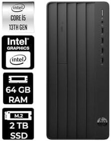 Resim HP Pro Tower 290 G9 i5 13400 64GB 2TB SSD W11H Masaüstü Bilgisayar & PER4 USB Bellek 