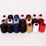 Resim Premium 3'lü Polyester Dikiş İpliği Seti: Ev Dikişi için Karışık Normal Renkler, 402 Mini Makine İpliği ve El Dikişi (Her Birinde 731.52 metre) 