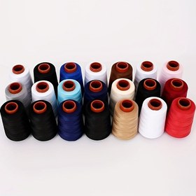 Resim Premium 3'lü Polyester Dikiş İpliği Seti: Ev Dikişi için Karışık Normal Renkler, 402 Mini Makine İpliği ve El Dikişi (Her Birinde 731.52 metre) 
