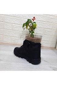 Resim BS BLACK SEA Black Sea 542 Siyah-Siyah Kürklü Fermuarlı Cırtlı Erkek Çocuk Bot 