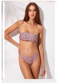 Resim Pierre Cardin Bandaj Straplez Bikini 241174 Çok Renkli 