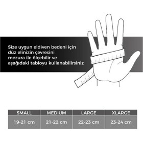 Resim Carraro Kısa Parmak Eldiven CR-23041 - Gri - M Beden 