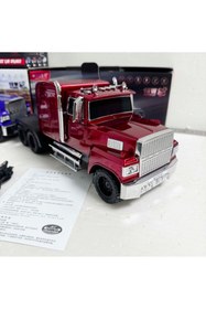 Resim ROSEPREMİUM Wster WS-570BT Tır Görünümlü Radyolu Bluetooth Hoparlör KIRMIZI 