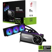 Resim Asus ROG Astral LC GeForce RTX 5090 32GB OC Edition DLSS 4 512 Bit GDDR7 Sıvı Soğutmalı Ekran Kartı 