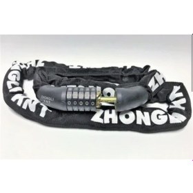 Resim Zhongli Golden 6x1500mm 5 Şifreli Motosiklet Zincir Kilit 