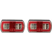 Resim Led Römork Stop Lambası Uzun Tip 12v - 2'li Set-546 