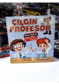 Resim Oyun Çılgın Profesör Oyunu 54 Oyun Kartı 24 Top Renkli Akıl Oyunu Zeka Beceri 27x28cm 