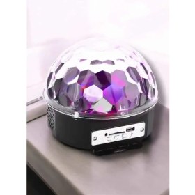Resim Sepetink Bluetooth ve Uzaktan Kumandalı Çok Renkli Masaüstü Disko Topu 