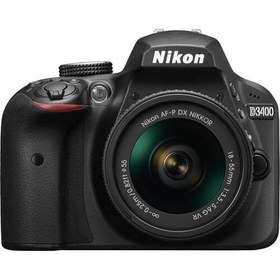 Resim Nikon D3400 18-55 VR AF-P DSLR Fotoğraf Makinesi li 