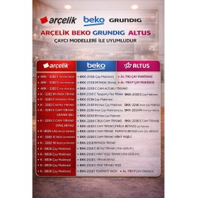 Resim Arçelik 3282 Ic Tiryaki Demlik Beko 2110 C Çay Makinesi Uyumlu Orjinal Demlik 