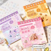 Resim Mini Sticker Coil Style - Sevimli Çok Fonksiyonlu DIY Stickers, Tırnaklar, Cep Telefonu Kılıfları, Günlükler ve Scrapbooklar için Uygun (Yeni Sevimli Estetik) - Yapışkan Karikatür Desenleri, Günlükler için Şeffaf Sticker Malzemesi 