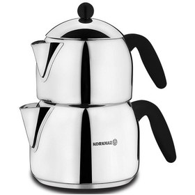 Resim Korkmaz Orbit Maxi Çaydanlık Takımı Çelik 