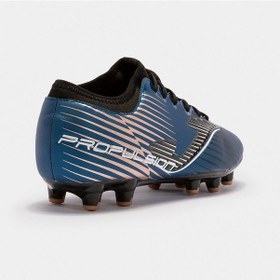Resim Joma Erkek Futbol Maç Krampon Propulsion Cup 2301 Black Blue Firm 001 