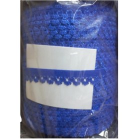 Resim Çamaşır Lastiği Dantelli 1 cm 1 Metre Saks 