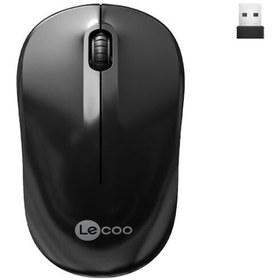 Resim Lenovo Lecoo Ws206 Kablosuz 1200dpı+3 Tuşlu Siyah Mouse Optik 