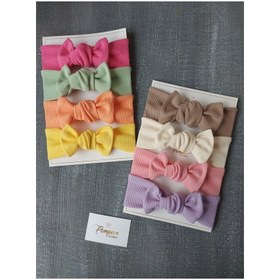 Resim pempem bandana Kız Bebek 4'lü Ribana Bandana 