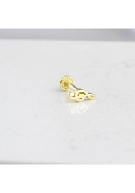 Resim Glorria Altın Sol Anahtarı Tragus Piercing Altın 