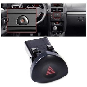 Resim Renault Clio 2 - Trafic - Master Dörtlü Flasör Dügmesi 8200442723 529041626 