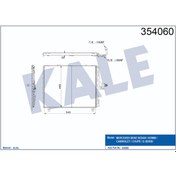 Resim Kale-354060 Köndenser Al/Al Sedan-Kombi-Cabriolet-Coupe-E-Serisi 514673606 