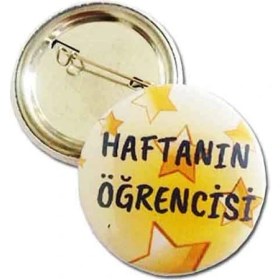 Resim Hediye Panayırı Haftanın Öğrencisi Rozeti 20'li 