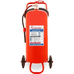 Resim İnterform Interform 50 kg Abc Kuru Kimyevi Tozlu Yangın Söndürme Cihazı 
