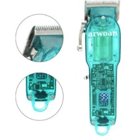 Resim Saç Kesme Makası Profesyonel Sakal Düzeltici Saç Kesme Makinesi Saç Kesimi Makinesi Şeffaf Saç Giyotin 