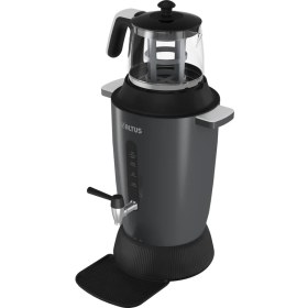 Resim Altus AL 798 Siyah Semaver Çay Makinesi – 3,5 L Su Isıtıcı, 0,9 L Cam Demlik, Paslanmaz Çelik Gövde, Sıcak Tutma Fonksiyonu 