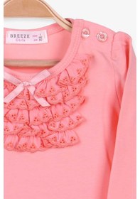 Resim Breeze Kız Bebek Uzun Kollu Tişört Güpürlü Fiyonklu 6 Ay-8 Yaş, S (541266782) 
