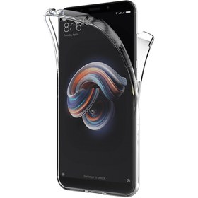 Resim Microsonic Xiaomi Redmi Note 5 Pro Kılıf Komple Gövde Koruyucu Silikon Şeffaf 