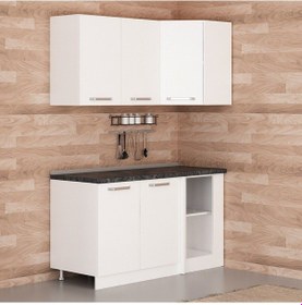 Resim Minar 150cm Köşe Mutfak Dolabı - Beyaz K150-b1 