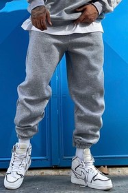 Resim BSBSPOR Yazlık Lastikli Paça Salaş Oversize Eşofman Altı Joggers Içi 