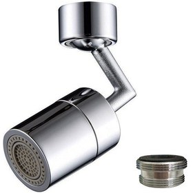 Resim Dianziye Ev Kullanıma Uygun Bakır Musluk Adaptörü, Çok Açı Döner, Su Spreyi Önleyici, Mutfak/banyo, Kolay Kurulum, Dayanıklı 