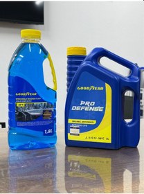 Resim Ultra Pro Defense Goodyear 2025 Üretim Antifriz -56 3l Ve Antifrizli Cam Suyu -22 1.8l Hazır Kırmızı 