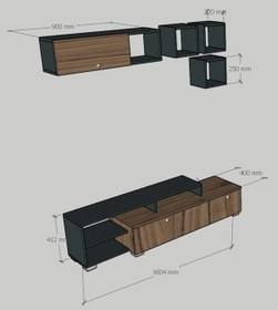 Resim Emkawood Mirka Tv Ünitesi 