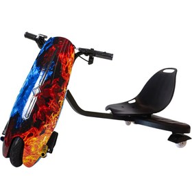 Resim Citymate Drift Car Elektrikli Kaykay Hoverboard Grafity Desenli Ateşmavi Kasa 07 