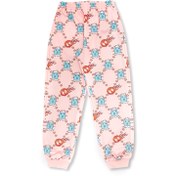 Resim Pembe Desenli Unisex Çocuk Jogger Pantolon 