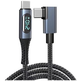 Resim Usb 4 Kablo, Thunderbolt Kablo İçin Dik Açı Pd 240 W Çift Destekler 8k Hd Ekran Usb C Kablosu 8k 60hz 40gbps Veri Aktarımı 1metre/4ft Zr849 Sku: Smg8690010100016 