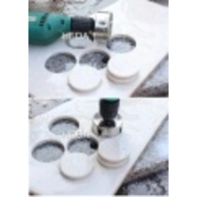 Resim Depolife Cam Mermer Granit Delme Pancı 33 mm 42 mm 60 mm Matkap İçin 3lü Elmaslı Delik Karot 