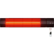 Resim Ardonat Inox Halogen Black Pro Plus 3000 Watt Kumandalı Dış Mekan Isıtıcı. 