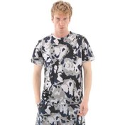 Resim The North Face M Ma 24-7 S-S Tee Aop Erkek T-Shirt Mavi 