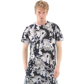 Resim The North Face M Ma 24-7 S-S Tee Aop Erkek T-Shirt Mavi 