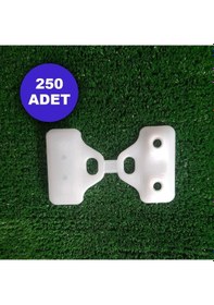 Resim 250 ADET SERA PERDE VE TÜL TUTTURUCU KLİPS GÖLGELEME KLİPSİ SABİTLEME KLİPSİ 