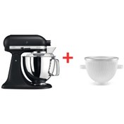 Resim Kitchenaid Artisan 5KSM175PS 4.8 L Stand Mikser + 5KSMICM Dondurma Yapma Aparat 